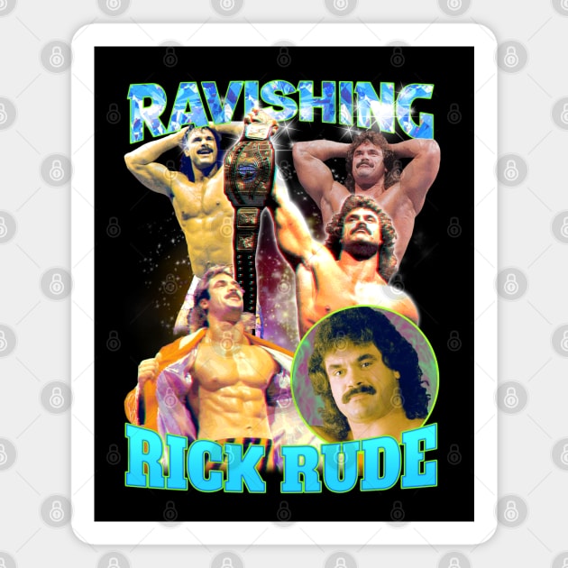 Rick Rude Bootleg Magnet by RetroVania